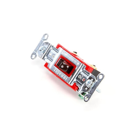 Hubbell Lighting Switch 1P 20A Brown 1221B